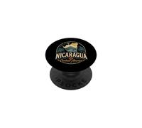 Nicaragua Volcan Guardabarranco Sacuanjoche Torogoz 505 PopSockets PopGrip Adhésif