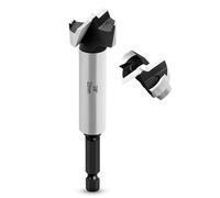 NICAVKIT 22mm Mèche Forstner Foret à Ailettes Plates, Foret à Bois Multi-Dents, Meche Bois Avec tige hexagonale Pour Le Perçage Dans Le Bois, Le Plastique, Le Contreplaqué