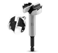 NICAVKIT 32mm Mèche Forstner Foret à Ailettes Plates, Foret à Bois Multi-Dents, Meche Bois Avec tige hexagonale Pour Le Perçage Dans Le Bois, Le Plastique, Le Contreplaqué