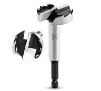 NICAVKIT 35mm Mèche Forstner Foret à Ailettes Plates, Foret à Bois Multi-Dents, Meche Bois Avec tige hexagonale Pour Le Perçage Dans Le Bois, Le Plastique, Le Contreplaqué