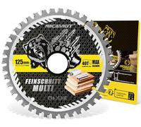 NICAVKIT Lame scie circulaire Ø 125 x 22.23 mm pour bois, métal et aluminium, etc. - Lame de scie multi-matériaux 125 x 22.23 mm Compatible avec Bosch, Makita & Dewalt