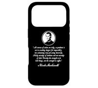 Niccolò Machiavel Italien Florence Politique Renaissance Coque pour iPhone 17 Pro