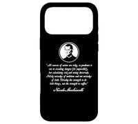 Niccolò Machiavel Italien Florence Politique Renaissance Coque pour iPhone 17 Pro Max