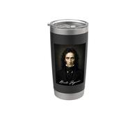 Niccolo Paganini Violoniste Musique Classique Fiddleplayer Gobelet isotherme en acier inoxydable double paroi