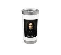 Niccolo Paganini Violoniste Musique Classique Fiddleplayer Gobelet isotherme en acier inoxydable double paroi