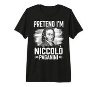 Niccolo Paganini Violoniste Musique Classique T-Shirt Haut de Gamme