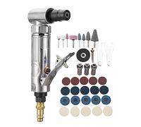 NICCOO Meuleuse à Air Kit, Ponceuse à Air Comprimé Meuleuse à Matrice Pneumatique Ponceuse Dangle Polissage Meuleuse à Compresseur Dair Professionnel Meuleuse Avec Disque de Meulage