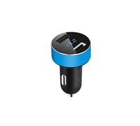 Nice and AttractiveChargeur de Voiture, Double Port USB 5V / 3.1A Safe Smart Adaptateur de Chargeur de Voiture Rapide Affichage à LED Batterie Avertissement de voltmètre Moniteur de Batterie de voitu