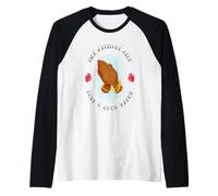 Nice Attitude Club Love & Good Karma (déclaration Positive) Manche Raglan