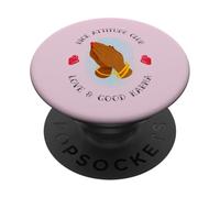 Nice Attitude Club - Love & Good Karma (Mains priantes) PopSockets PopGrip Adhésif