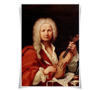 Nice Captain Poster A3 représentant des 50 meilleurs compositeurs classiques - Décoration murale (11 Antonio Vivaldi)