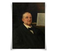 Nice Captain Poster A3 représentant des 50 meilleurs compositeurs classiques - Décoration murale (34 Anton Bruckner)