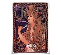 Nice Captain Poster imprimé en Tissu avec Inscription Alphonse Mucha » Format A3#10