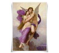 Nice Captain Poster portrait mythologique grec, format A3, décoration murale (Amor et Psyche)