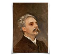 Nice Captain Top 100 Poster de portrait de musicien A3 (58 Gabriel Fauré)
