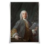 Nice Captain Top 100 Poster portrait de musicien A3 (98 Domenico Scarlatti)
