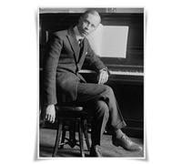 Nice Captain Top 50 Poster portrait de musicien A3 (12 Sergei Prokofiev)