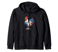 Nice Costume de Poulet France pour Les Amoureux des coqs et des Animaux Sweat à Capuche