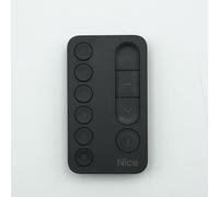Nice DOMI W1 Blanc - Télécommande Murale bidirectionnel pour Volets roulants Domì w1 - Fréquence 433.92 MHz - 3 Boutons - Remplace l'ancienne Gamme Era W1 + 1 Goodies DOMOBIP (Mini DOMI 6 - Noir)
