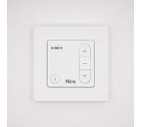 Nice DOMI W1 Blanc - Télécommande Murale bidirectionnel pour Volets roulants Domì w1 - Fréquence 433.92 MHz - 3 Boutons - Remplace l'ancienne Gamme Era W1 + 1 Goodies DOMOBIP (DOMI W1 - Blanc)