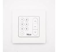Nice DOMI W6 Blanc - Télécommande murale bidirectionnel pour volets roulants Domì w6 - Fréquence 433.92 mhz - 6 canaux - Remplace l'ancienne gamme ERA W6 + 1 Goodies DOMOBIP