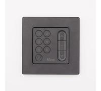 Nice DOMI W6 Noir - Télécommande murale bidirectionnel pour volets roulants Domì w6 - Fréquence 433.92 mhz - 6 canaux - Remplace l'ancienne gamme ERA W6 + 1 Goodies DOMOBIP