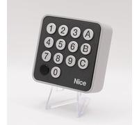 NICE EDSWG - Clavier à Code Sans Fil 433,92 MHz - Digicode Portail & Garage - 3 Canaux A/B/C - Rolling Code & Compatible OXI/OXIBD, FLOX2R/FLOXI2R + 1 Goodies DOMOBIP (EDSWG)