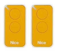 Nice Émetteur Era Inti 2 Canaux 2pcs Jaune