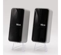 NICE EPMOW - Paire de Cellules Photoélectriques Sans Fil - Sécurité Portail Nice - TX RX - IP44 - Compatible Centrales Nice via BlueBUS - Portée 20 m / 40 m Max + 1 Goodies DOMOBIP