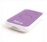 Nice Era-Inti Télécommande pour Portail Originale 2 Touches 433,92 MHz à Code aléatoire pour remplacer Les télécommandes Nice Very VR One, ON1, ON2 Ainsi Que Flor, FLO2R-S et FLO1R-S
