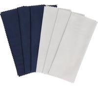 nice essentials Set de Chiffons de Nettoyage en Microfibre Ultra-Fine 15 x 18 cm - 6 pièces