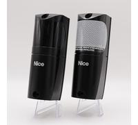 NICE F210 - Paire de photocellules universelles infrarouges à contact libre (NO/NC) pour automatisme de portail ou garage - 12-24 V AC/DC + 1 Goodies DOMOBIP (F210)