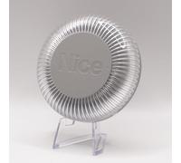 NICE F210 - Paire de photocellules universelles infrarouges à contact libre (NO/NC) pour automatisme de portail ou garage - 12-24 V AC/DC + 1 Goodies DOMOBIP (WLT)