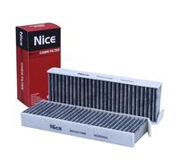 Nice Filtre Habitacle Charbon Actif 9833351080, Compatible avec Peugeot 208 II/e-208, Renault Clio V, Remplace CUK26025-2, Filtration Anti-Pollen & PM2.5