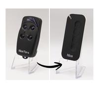 Nice FLO4R-S Devient MYGO4 - Télécommande 4 canaux pour portails et Garage - Rolling Code/O-Code 433,92 MHz - Compatible FLOX2R/FLOXI2R/OX2/OXIBD - Émetteur Officiel certifié + 1 Goodies DOMOBIP