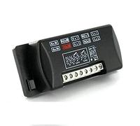Nice FLOX2R récepteur, 2 canaux 433,92 MHz Rolling code/Memory - 256 télécommandes !!! AC/DC 12-24V Noir