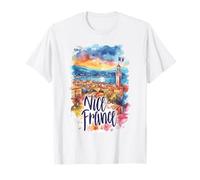 Nice France Côte d'Azur Souvenir Plage Côte d'Azur T-Shirt