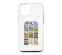 Nice France Côte d'Azur Voyage Vacances d'été Vintage Coque pour iPhone 12/12 Pro