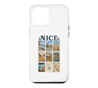Nice France Côte d'Azur Voyage Vacances d'été Vintage Coque pour iPhone 12 Pro Max