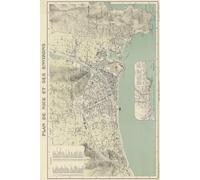 Nice France Map Journal: Vintage Map Notebook