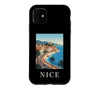Nice France Ville Côte d'Azur Rétro Voyage Coque pour iPhone 11
