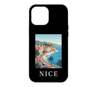 Nice France Ville Côte d'Azur Rétro Voyage Coque pour iPhone 12 Pro Max