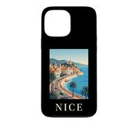 Nice France Ville Côte d'Azur Rétro Voyage Coque pour iPhone 13 Pro Max
