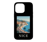 Nice France Ville Côte d'Azur Rétro Voyage Coque pour iPhone 14 Pro Max