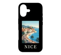 Nice France Ville Côte d'Azur Rétro Voyage Coque pour iPhone 17