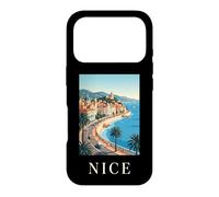 Nice France Ville Côte d'Azur Rétro Voyage Coque pour iPhone 17 Pro