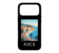 Nice France Ville Côte d'Azur Rétro Voyage Coque pour iPhone 17 Pro Max