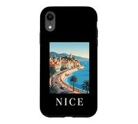 Nice France Ville Côte d'Azur Rétro Voyage Coque pour iPhone XR
