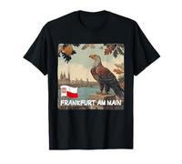 Nice Francfort-sur-Le-Main Nature avec Aigle Graphique T-Shirt