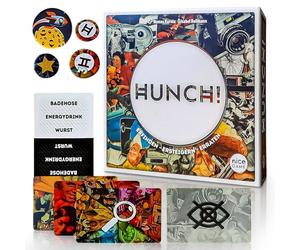 Nice Game Publishing Hunch! - Jeu de Cartes - 3 à 6 Joueurs - À partir de 14 Ans - Jeu de société - 30 à 60 Minutes - 2 Niveaux de Jeu - Idéal comme Jeu de Voyage, Jeu de Souvenir et Cadeau